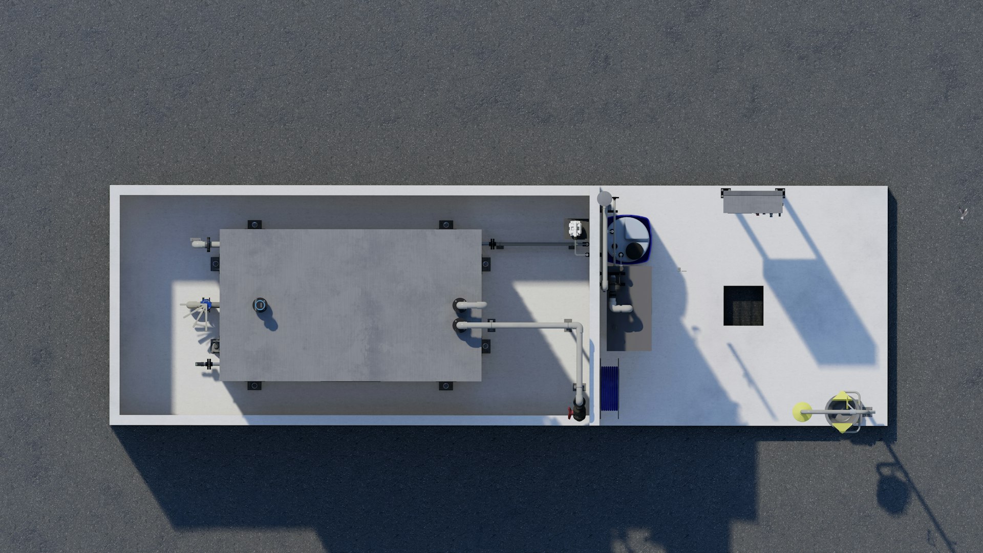 Fluoride Treatment Plant Birdseye View Fluoride Treatment Plant Birdseye View