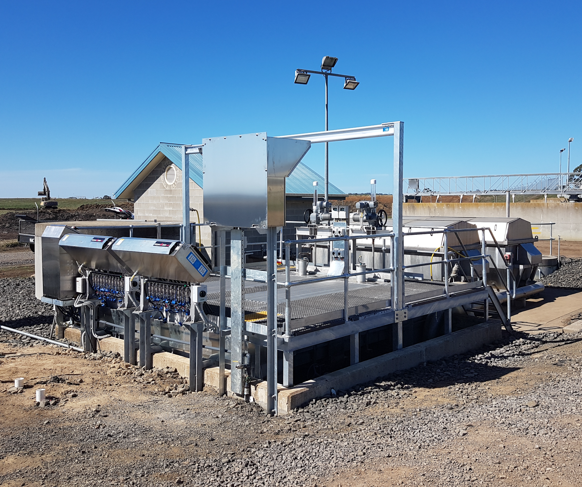Sewage Treatment Wastewater System at Kyneton Water Reclamation Plant Sewage Treatment Wastewater System at Kyneton Water Reclamation Plant