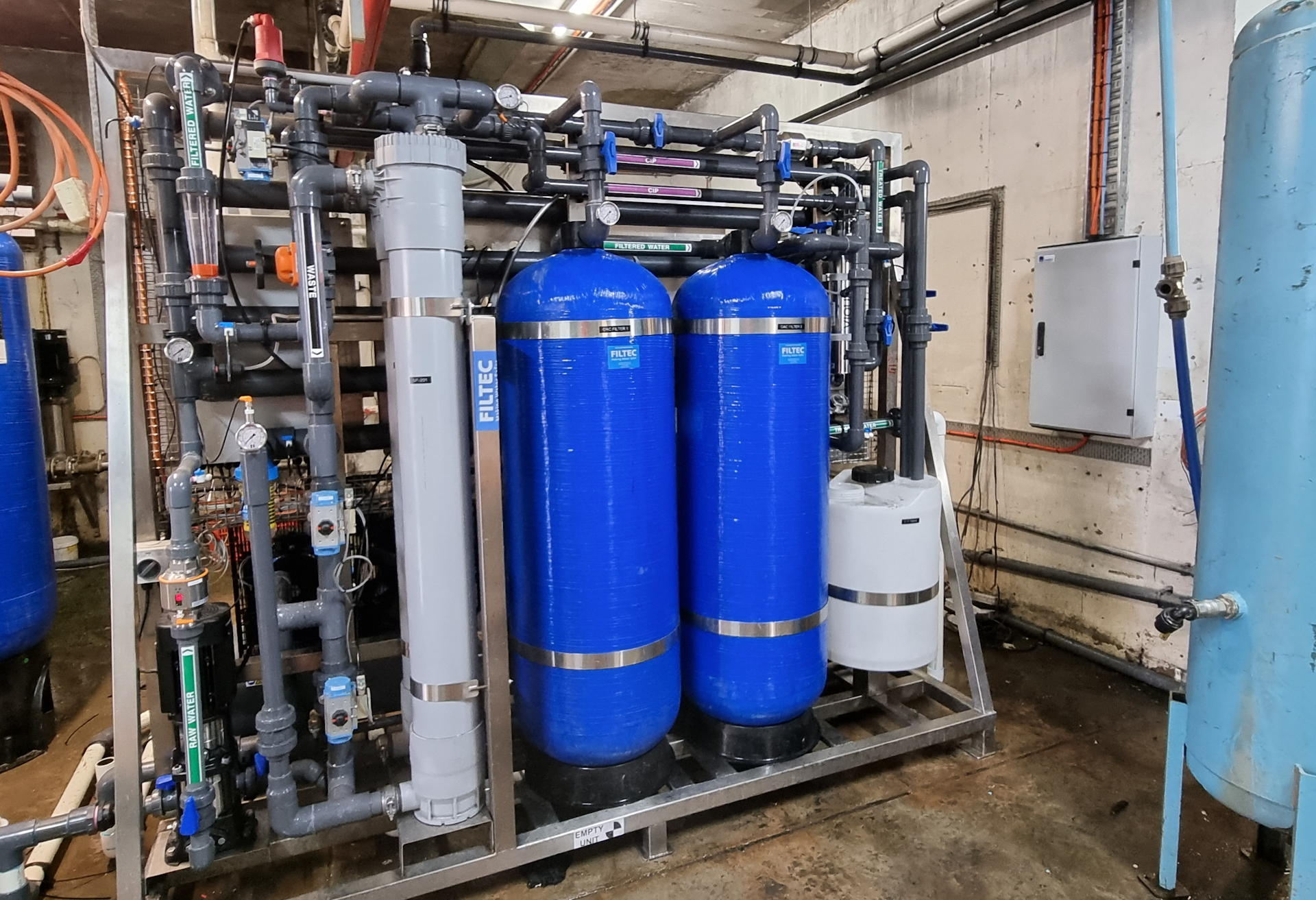 High Purity Water Purification - Membrane Filtration Plant