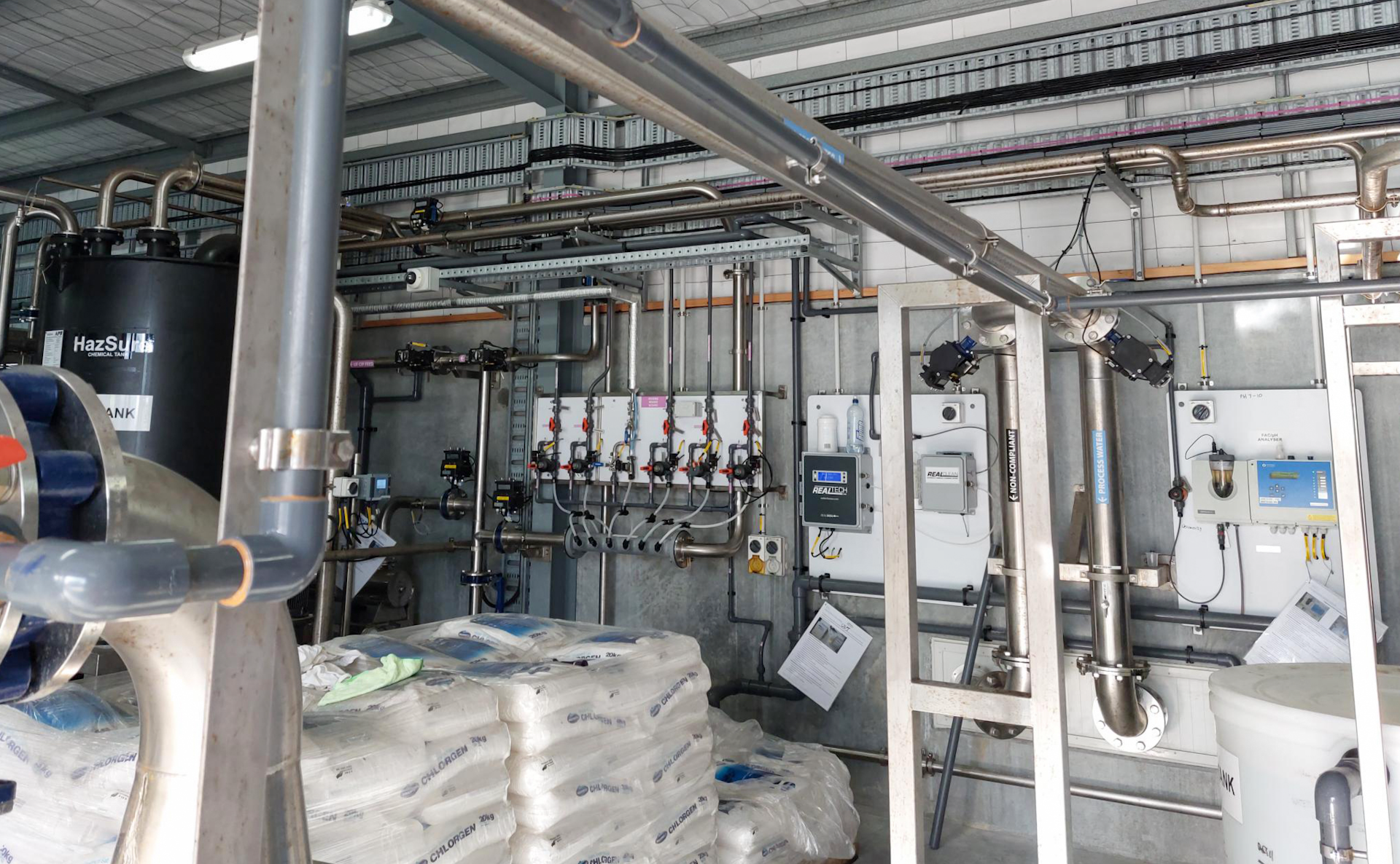 Chlorine Gas Dosing System Retrofit for Dairy Factory Chlorine Gas Dosing System Retrofit for Dairy Factory