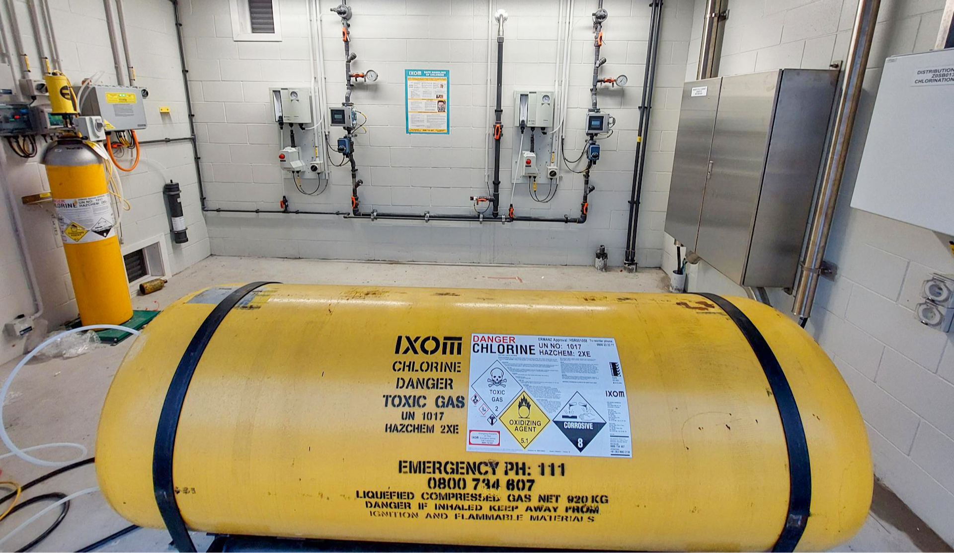 Chlorine Gas Dosing System Retrofit for Dairy Factory Chlorine Gas Dosing System Retrofit for Dairy Factory