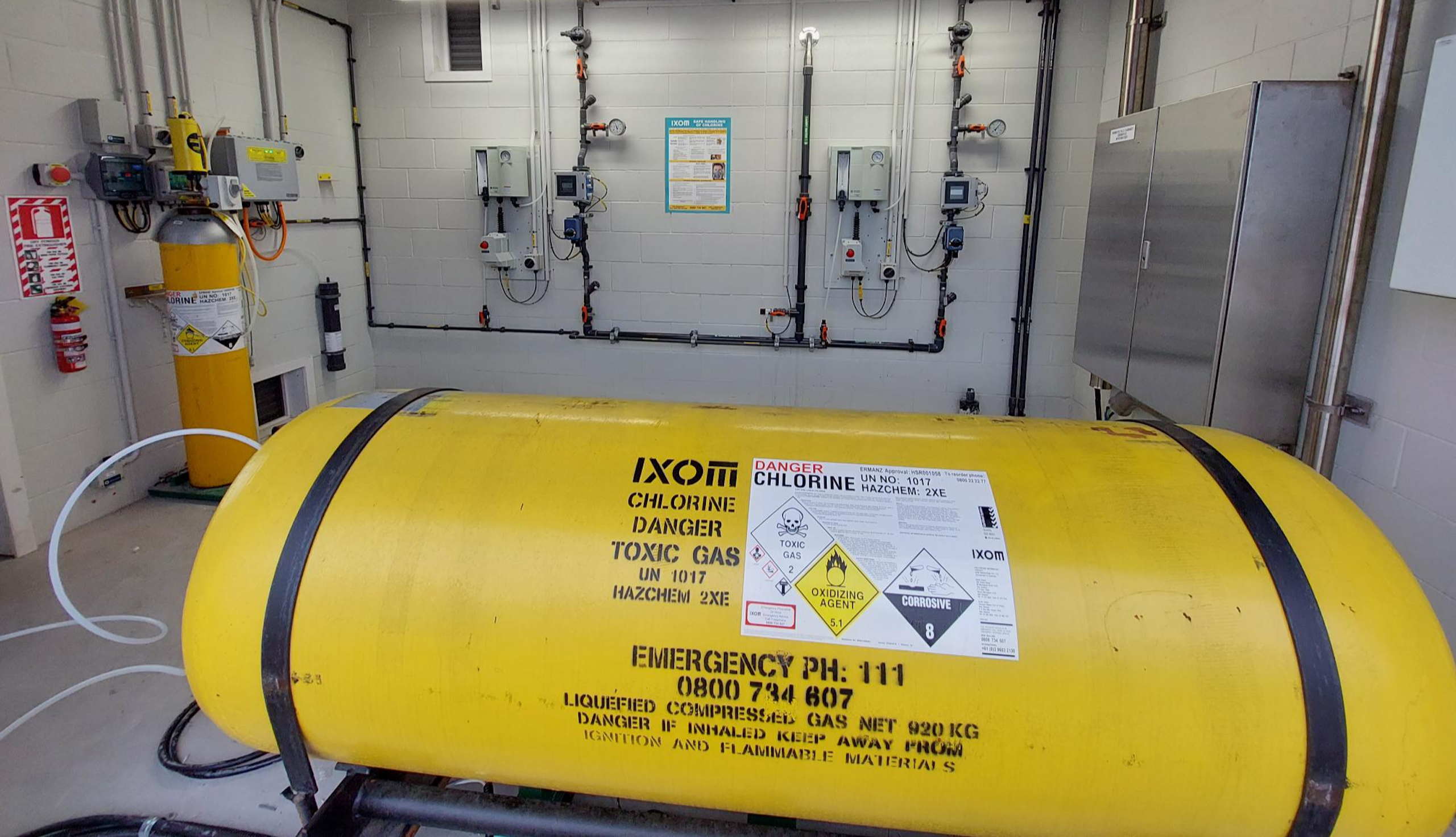 Chlorine Gas Dosing System Retrofit for Dairy Factory