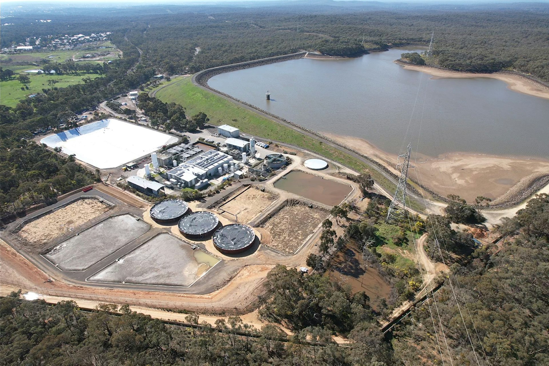 Bendigo WTP - ref. Coliban Water Coliban Water Major Treatment Plant Upgrade Filtec Victoria