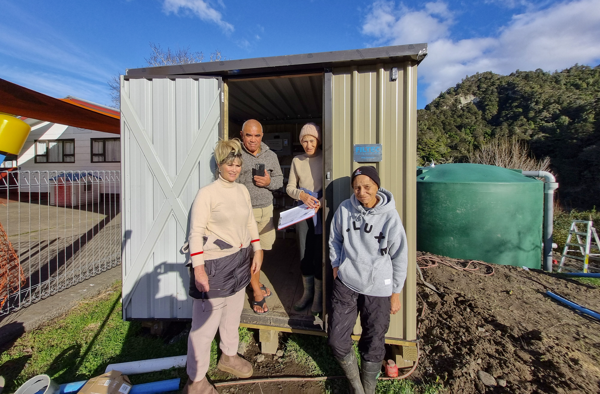 Modular Rainwater Treatment System for a Pre-School