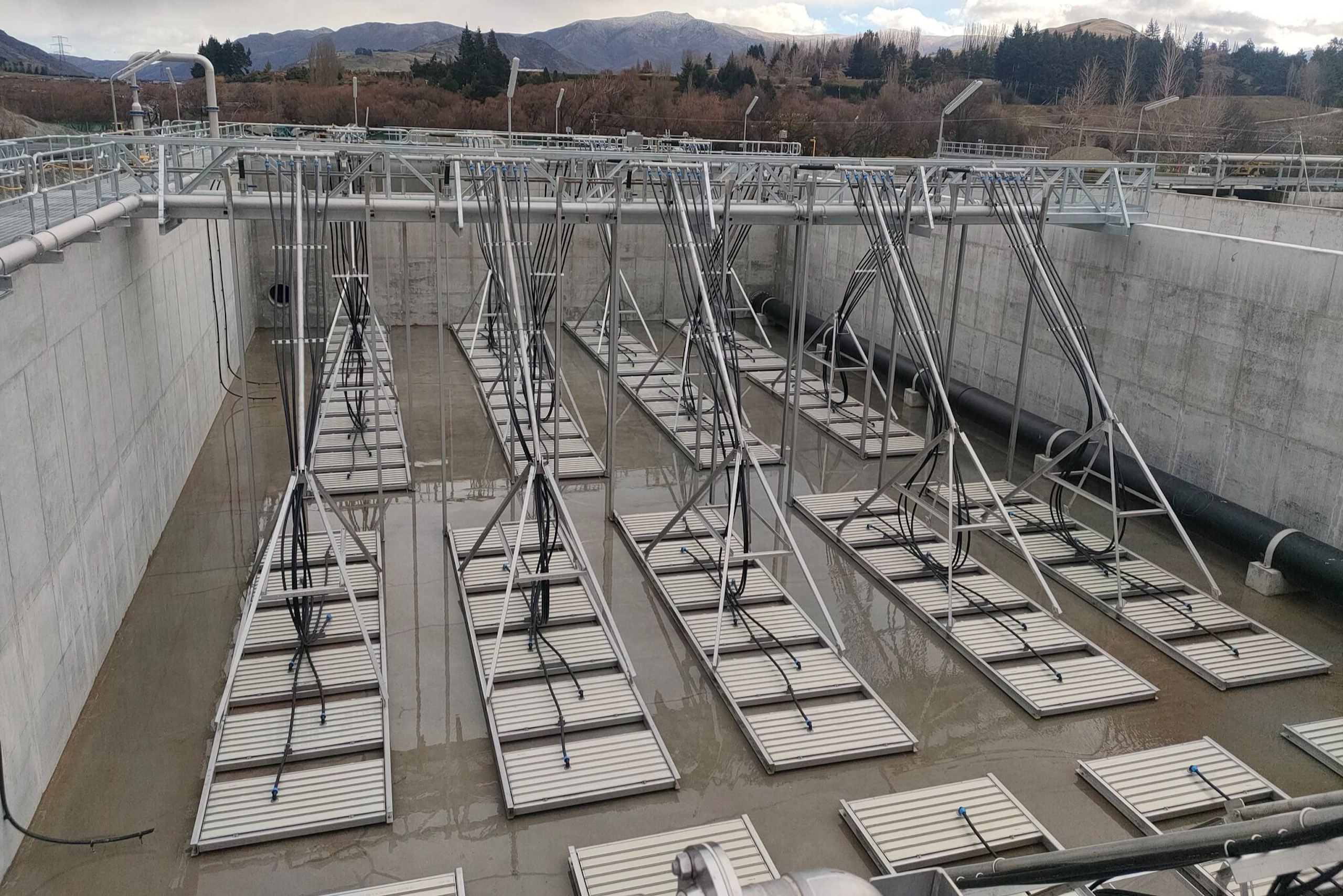 Secondary wastewater treatment process using aeration and biological reactors Secondary wastewater treatment process using aeration and biological reactors