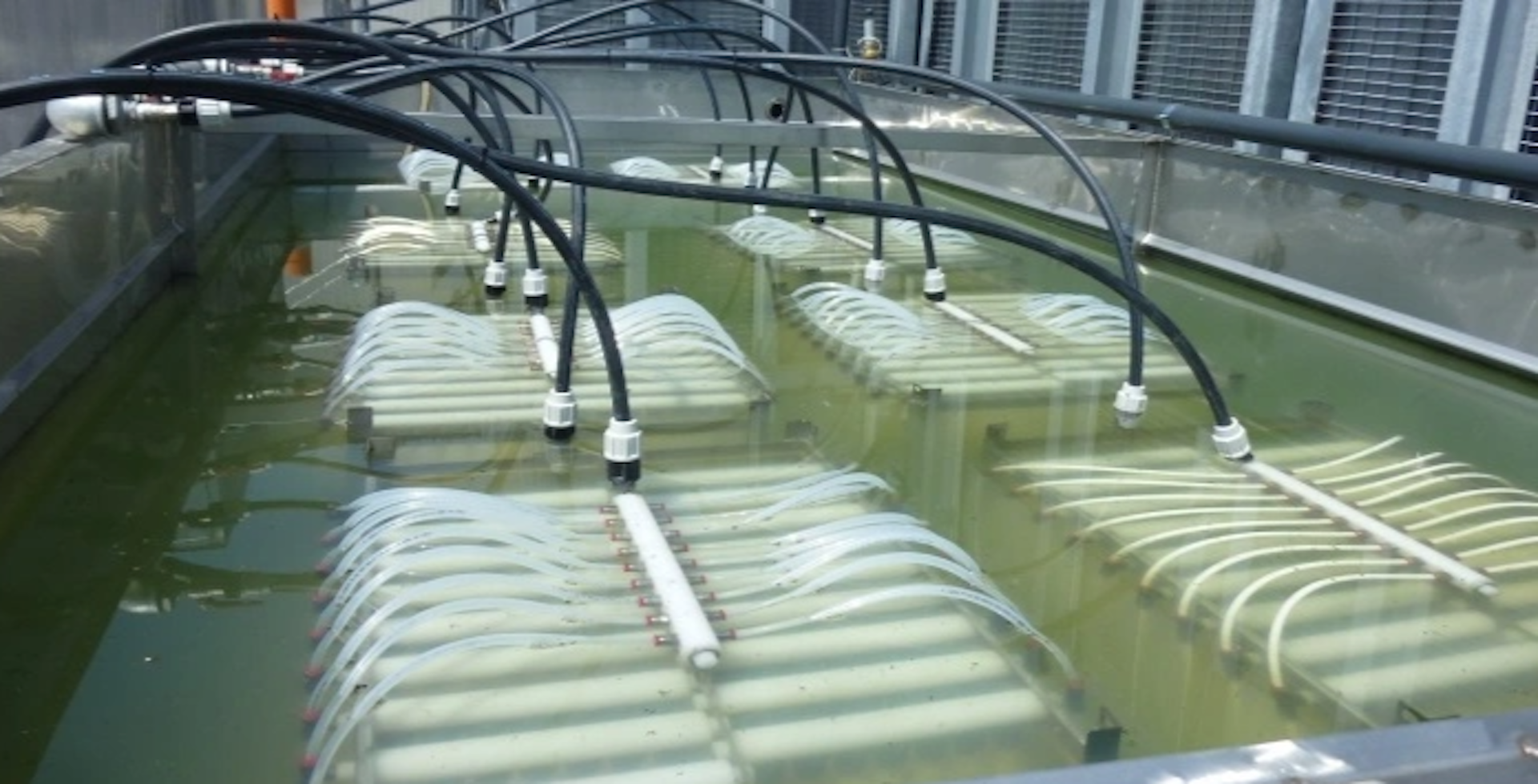 Membrane bioreactor system used for secondary wastewater treatment Membrane bioreactor system used for secondary wastewater treatment