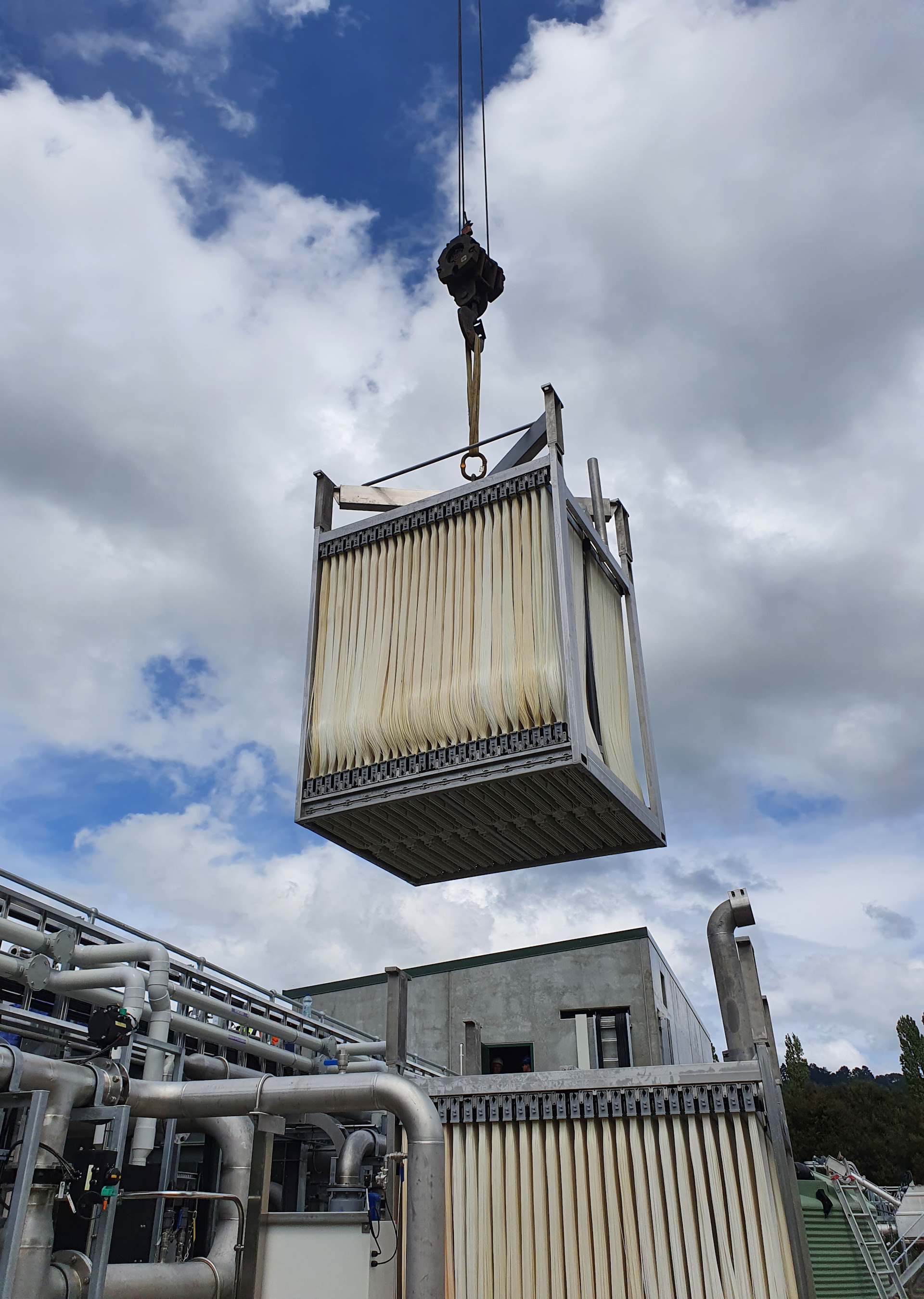 Secondary wastewater treatment system using membrane bioreactor at Kinloch wastewater treatment plant Secondary wastewater treatment system using membrane bioreactor at Kinloch wastewater treatment plant
