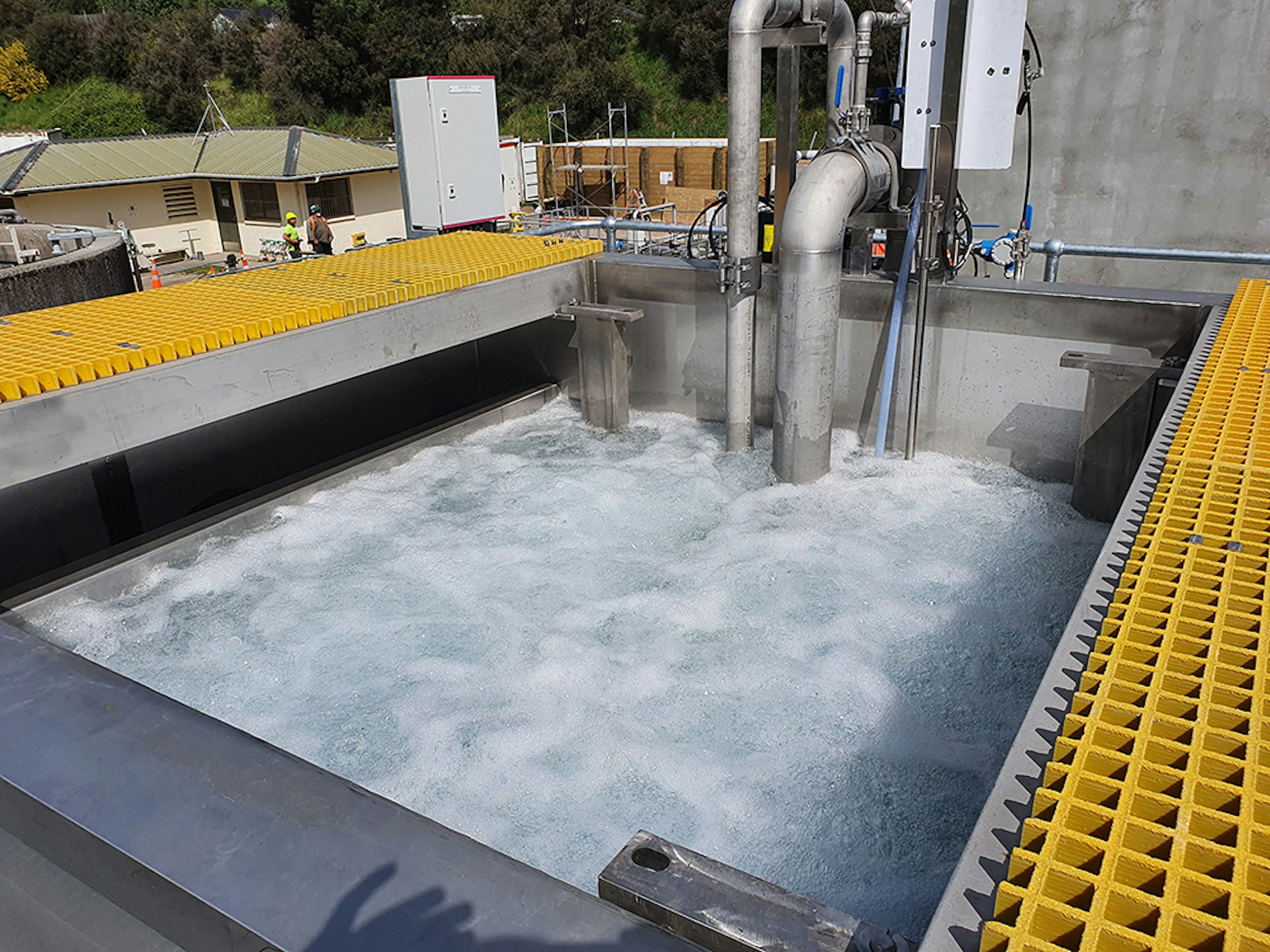 Sewage treatment at the Kinloch Wastewater Plant Sewage treatment at the Kinloch Wastewater Plant