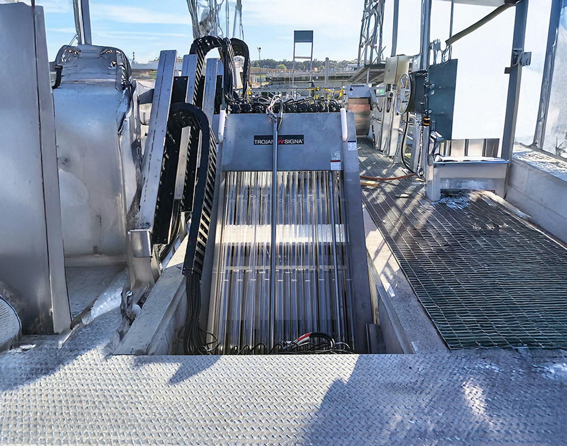 Tertiary wastewater treatment providing disinfection in Pukekohe Tertiary wastewater treatment providing disinfection in Pukekohe