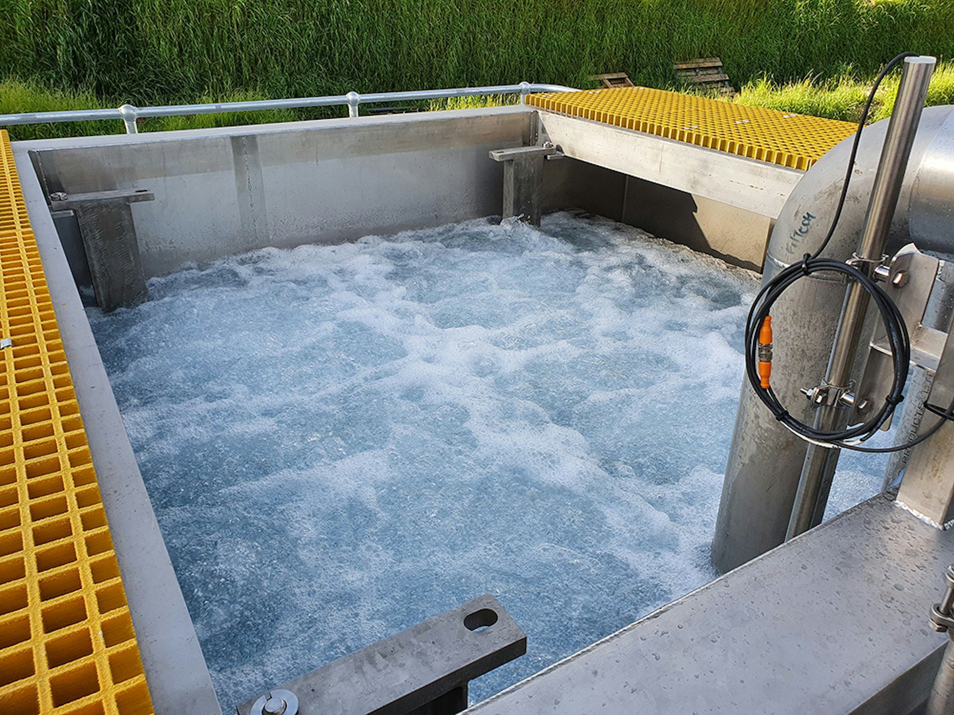 Council wastewater treatment plant in Kinloch, Taupo Council wastewater treatment plant in Kinloch, Taupo