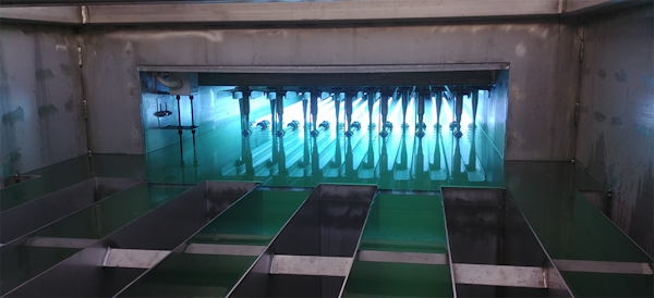 Tertiary wastewater treatment UV disinfection system upgrade at Castlemaine water reclamation plant Tertiary wastewater treatment UV disinfection system upgrade at Castlemaine water reclamation plant