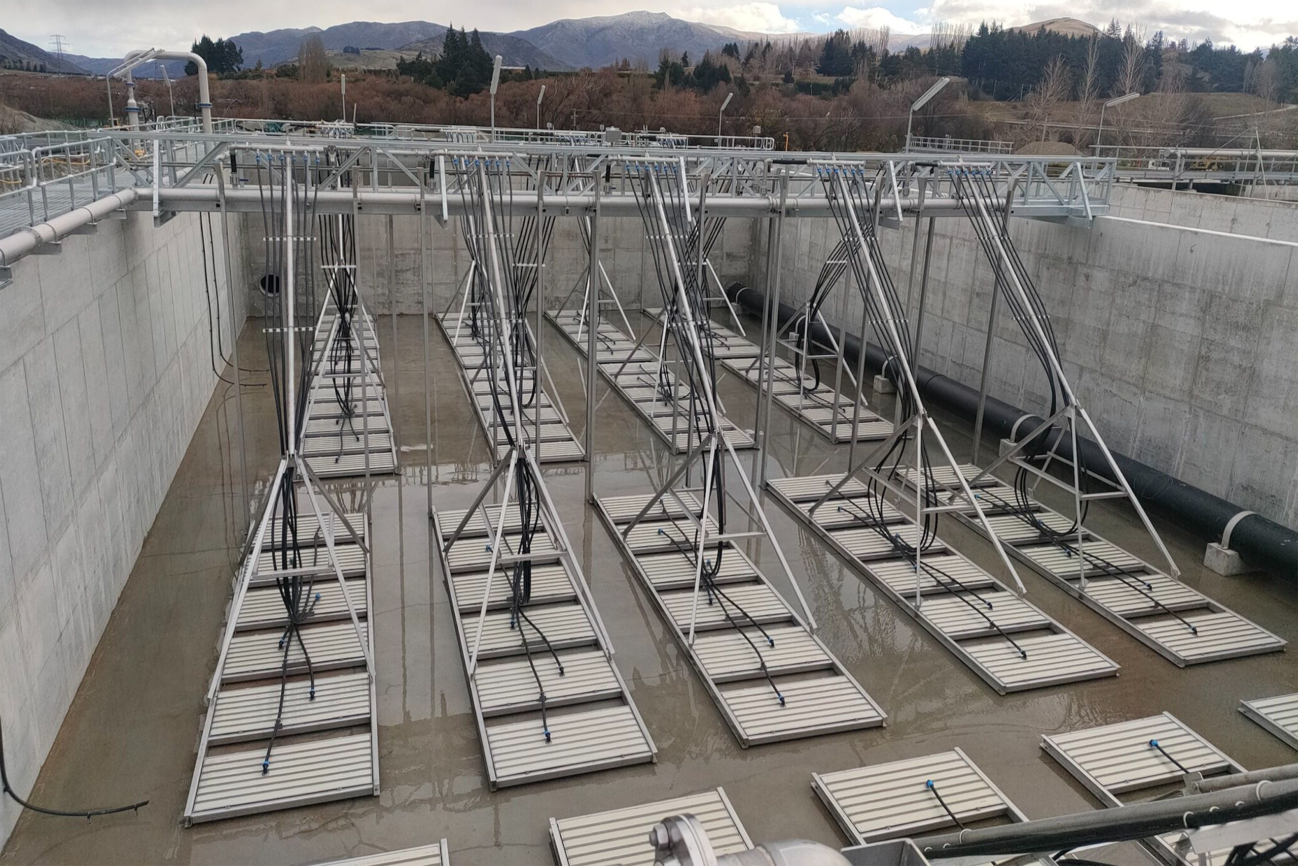 Secondary wastewater treatment process using aeration and biological reactors Secondary wastewater treatment process using aeration and biological reactors