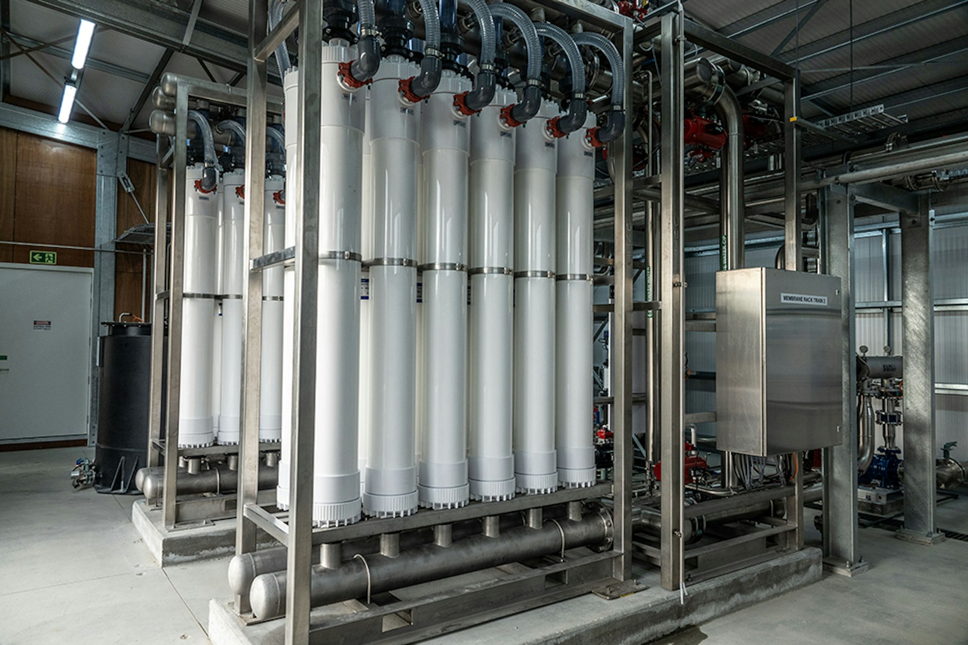 Ultrafiltration membrane technology at Fairlie drinking water treatment plant designed to manage high turbidity events.