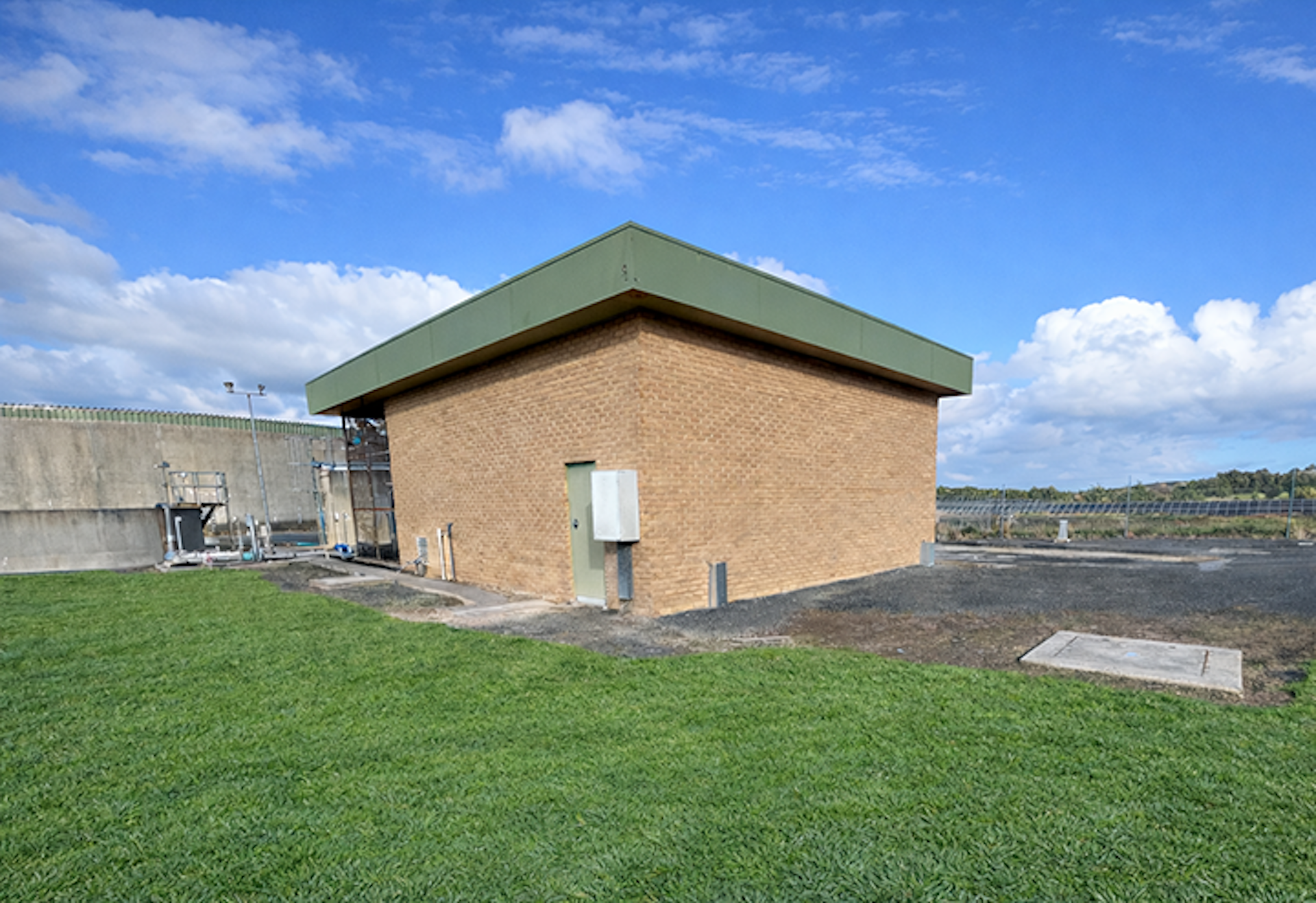 Exterior of Lance Creek water treatment plant in Victoria Exterior of Lance Creek water treatment plant in Victoria