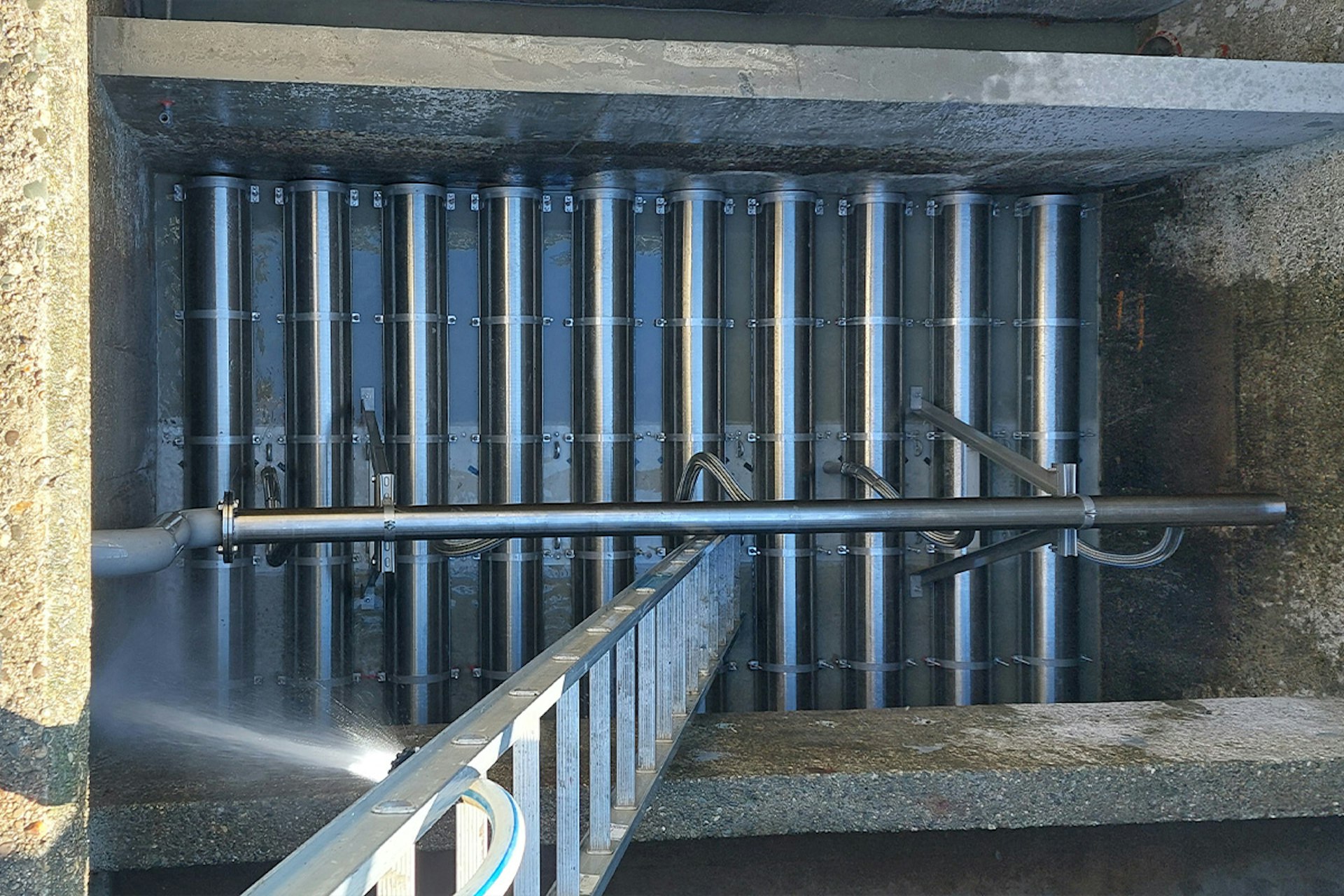 Triton stainless-steel underdrain system installed at Mataura Water Treatment Plant