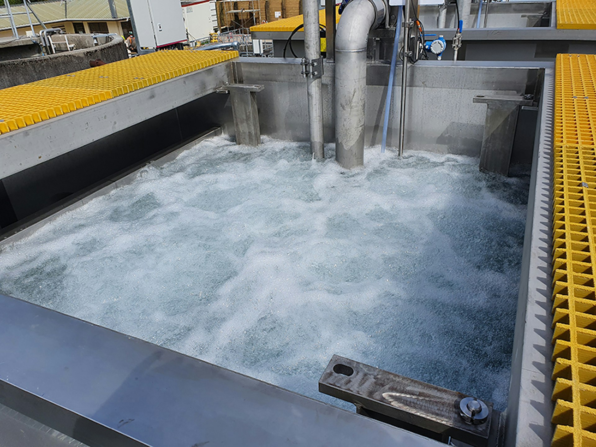 MBR coarse bubble aeration at Kinloch New Zealand MBR coarse bubble aeration at Kinloch New Zealand