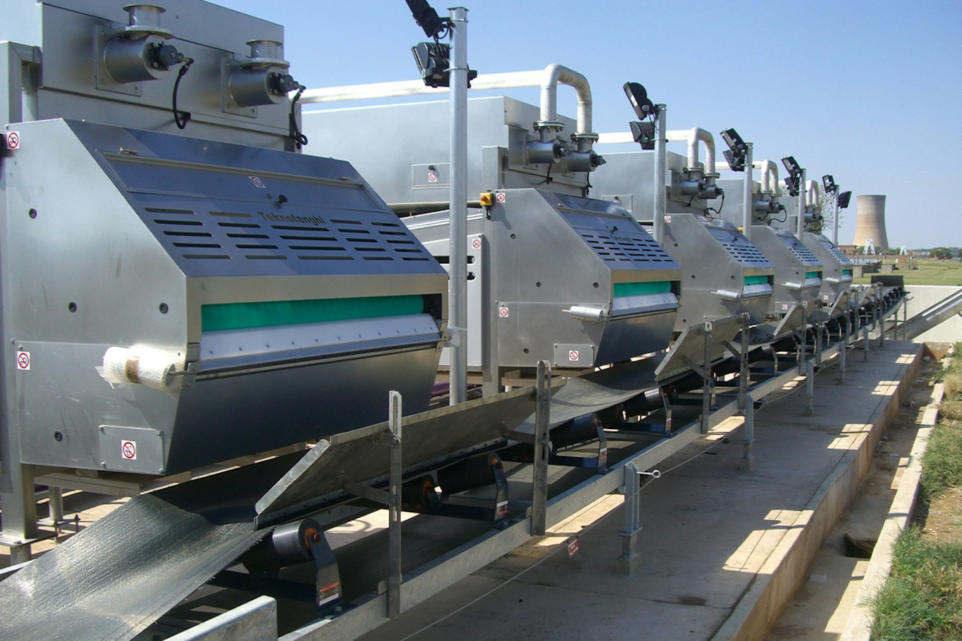 Teknofanghi belt press dewatering systems at Pretoria wastewater treatment plant Teknofanghi belt press dewatering systems at Pretoria wastewater treatment plant