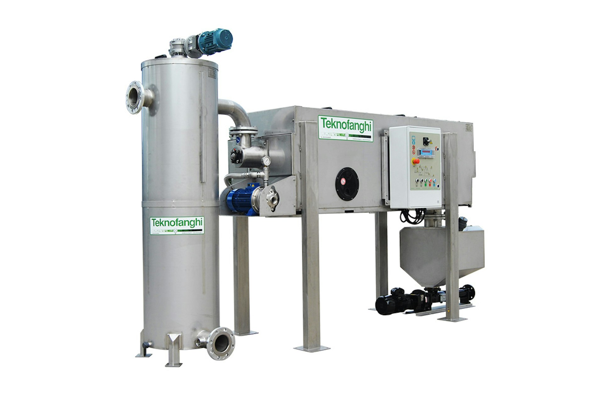 Teknofanghi Scrudrain sludge thickening system Teknofanghi Scrudrain sludge thickening system