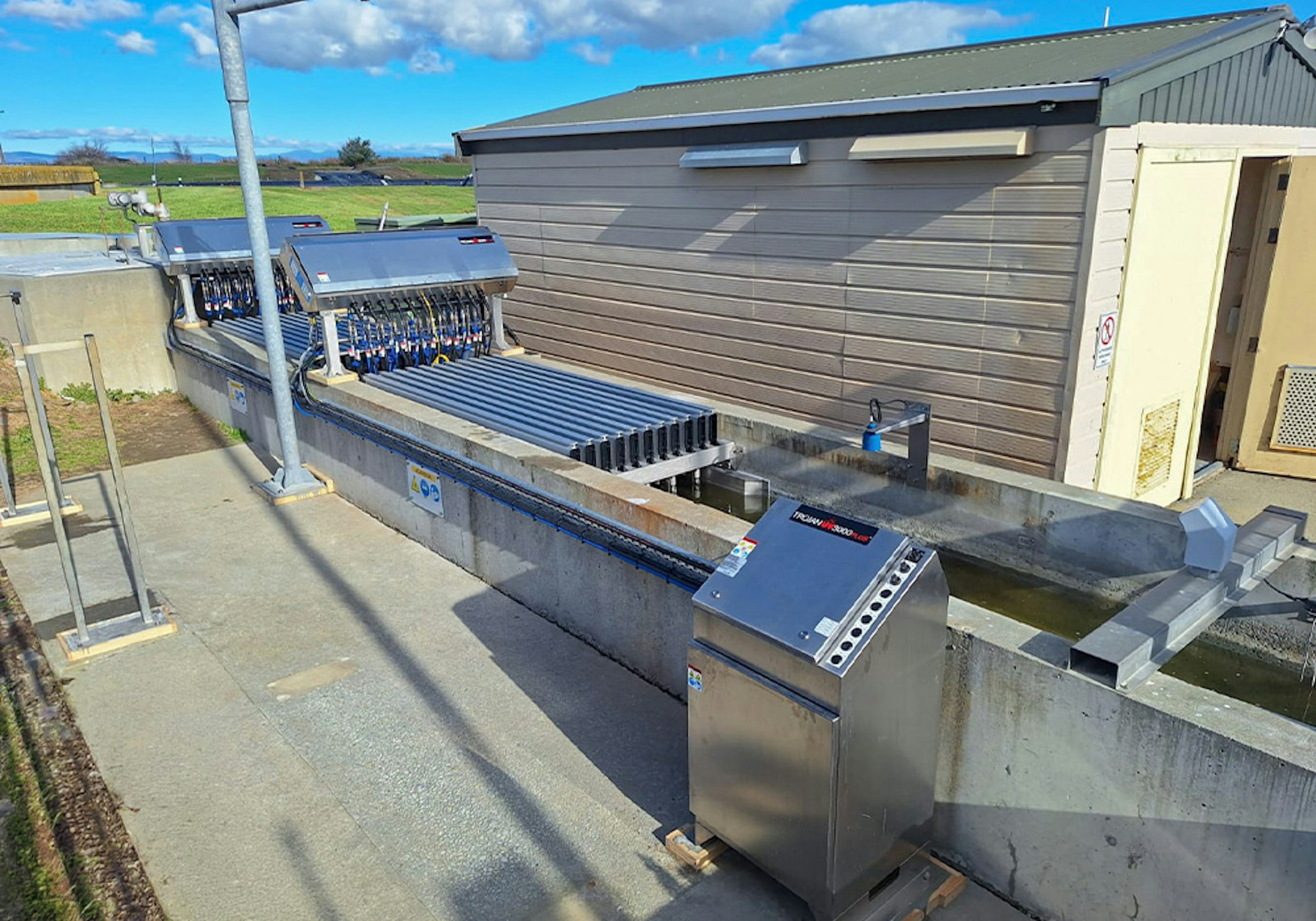 New TrojanUV3000Plus system at Feilding Wastewater Treatment Plant