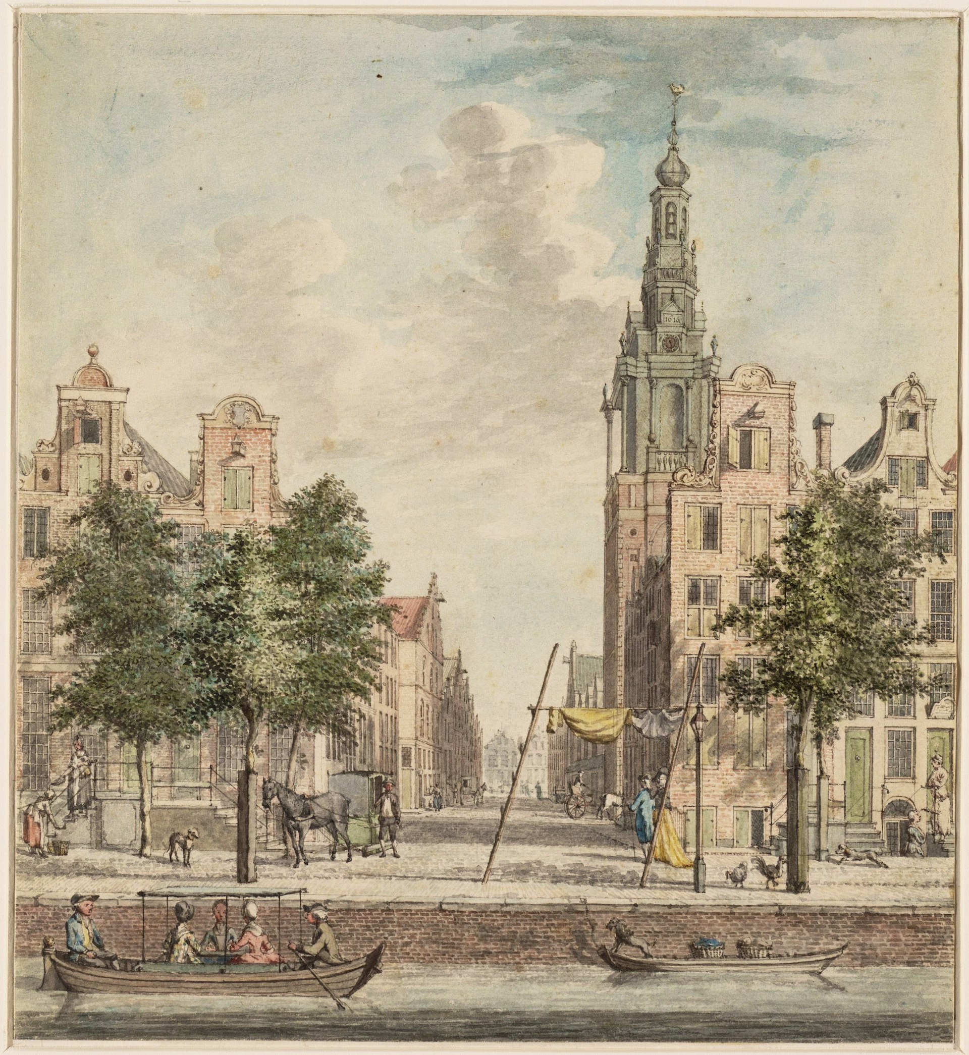 Amsterdams straatleven in de 17e en 18e eeuw