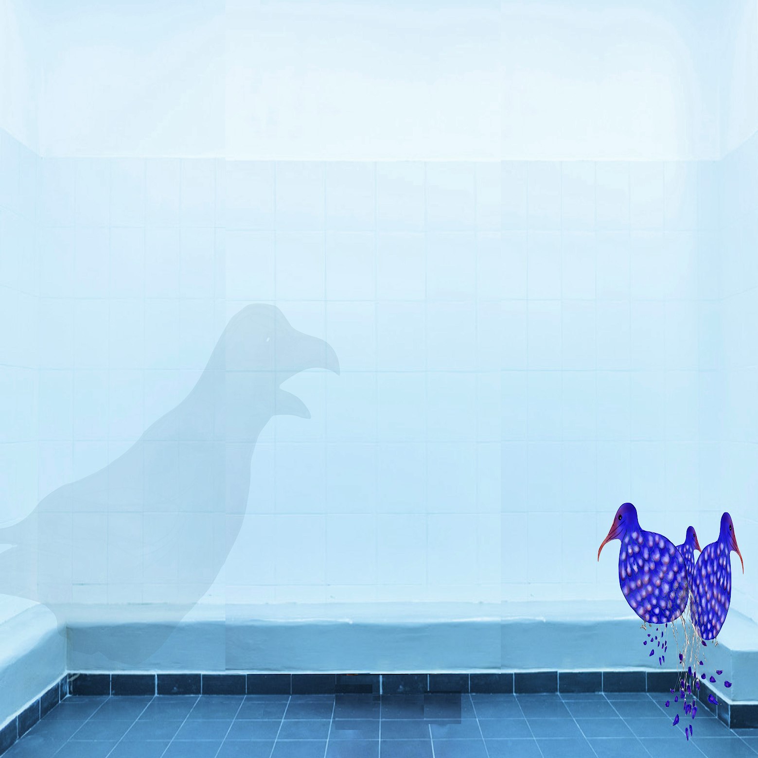 Vitrine-expositie Moving Birds 2 Paradise