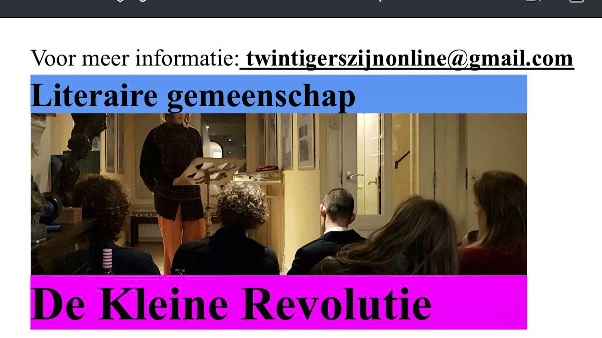 De kleine revolutie