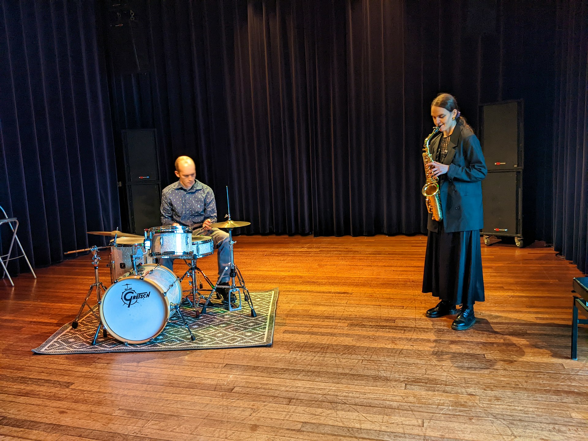 FELICITY PROVAN / cornet, stem & DUO TANIA ZOUNTSA / alt sax + GEORGE HADOW / drums