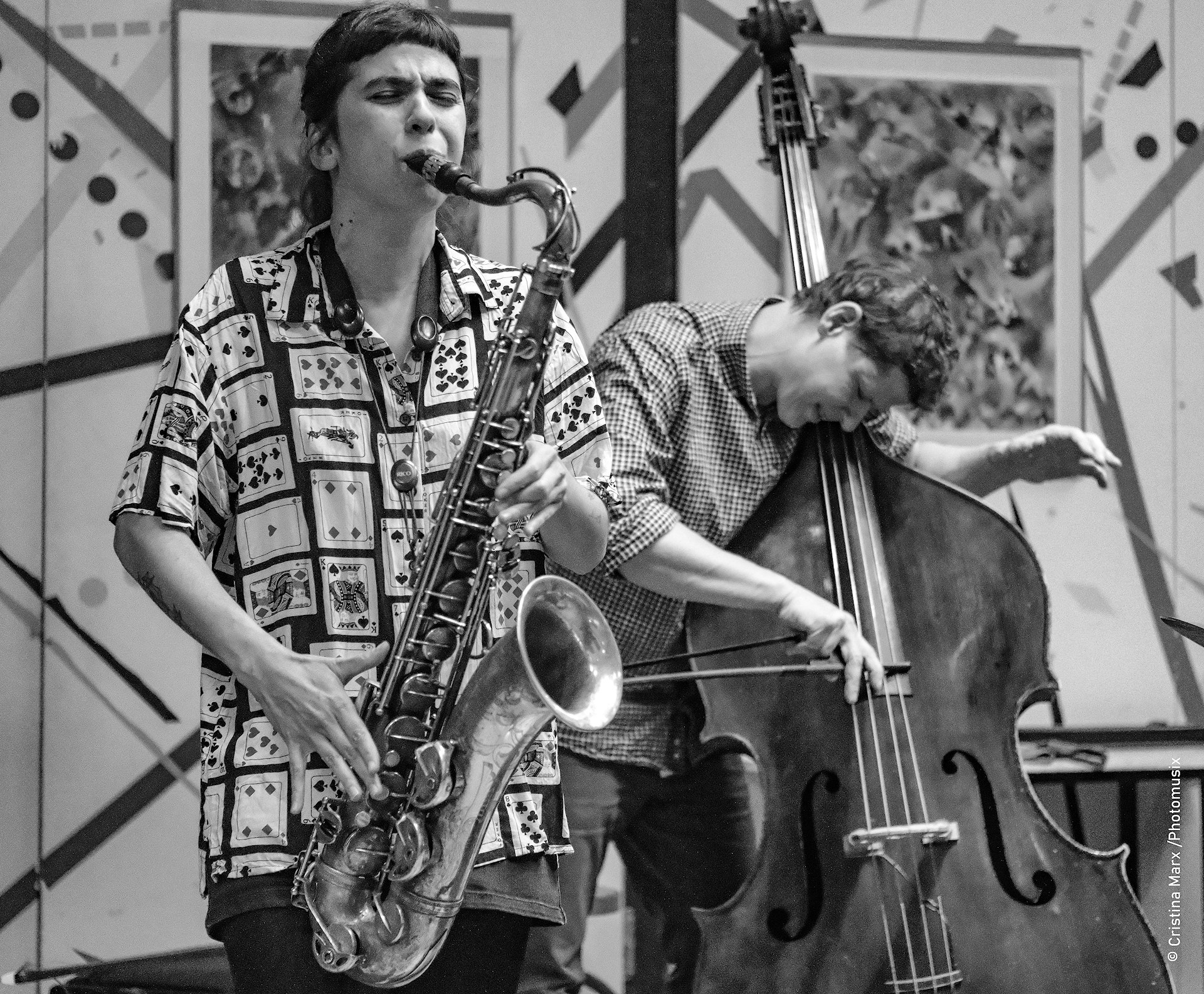 Jaap Blonk/stem & Duo Camila Nebbia/ts + John Hugues/contrabas