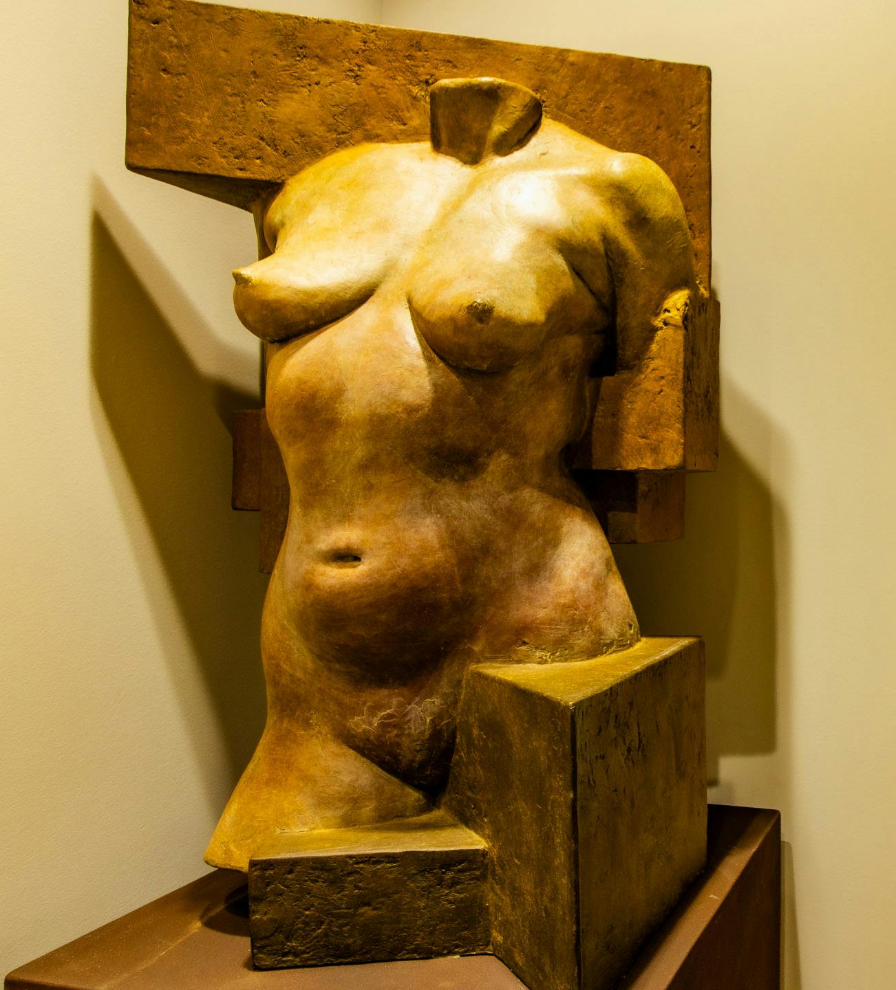 statue of naked womans torso