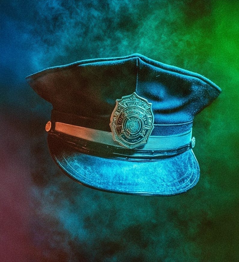 Police officer hat