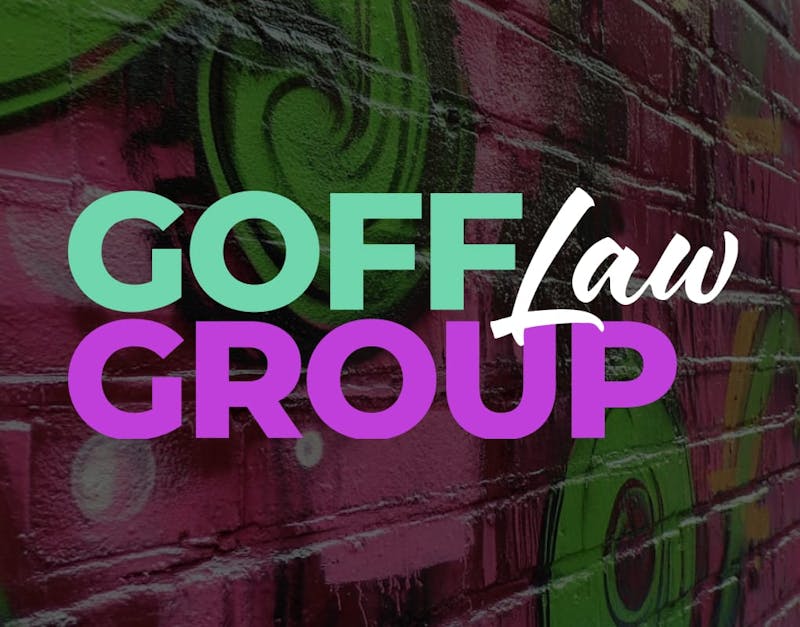 Goof logo with graffiti