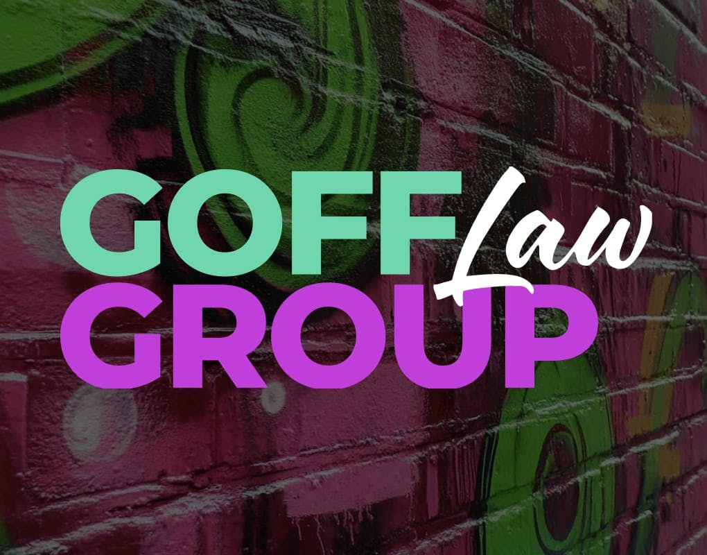 Goof logo with graffiti