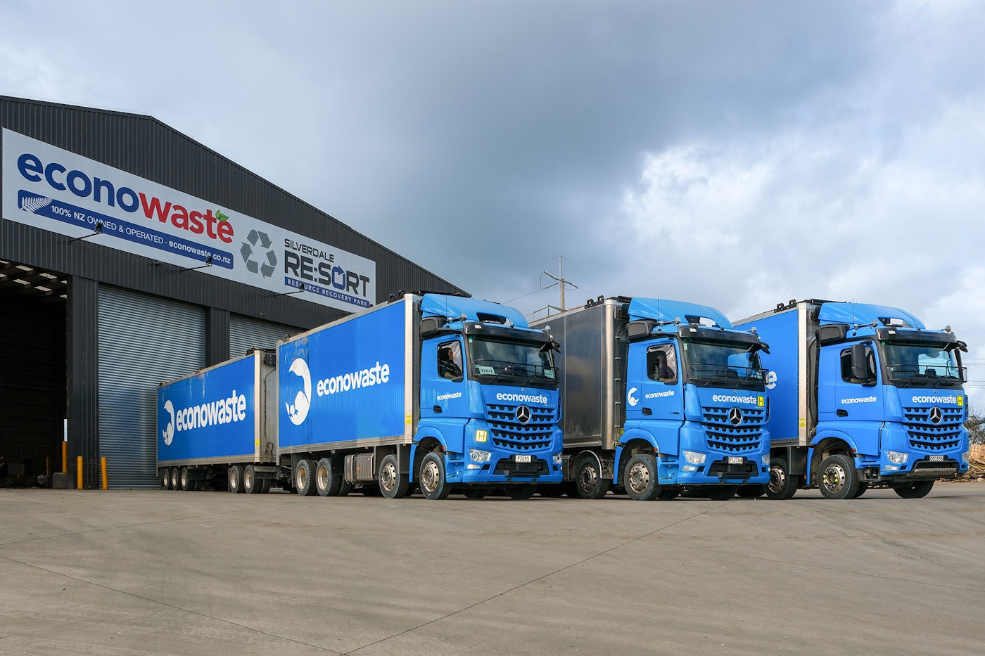 Northland Waste Mercedes-Benz Arocs fleet from Keith Andrews.