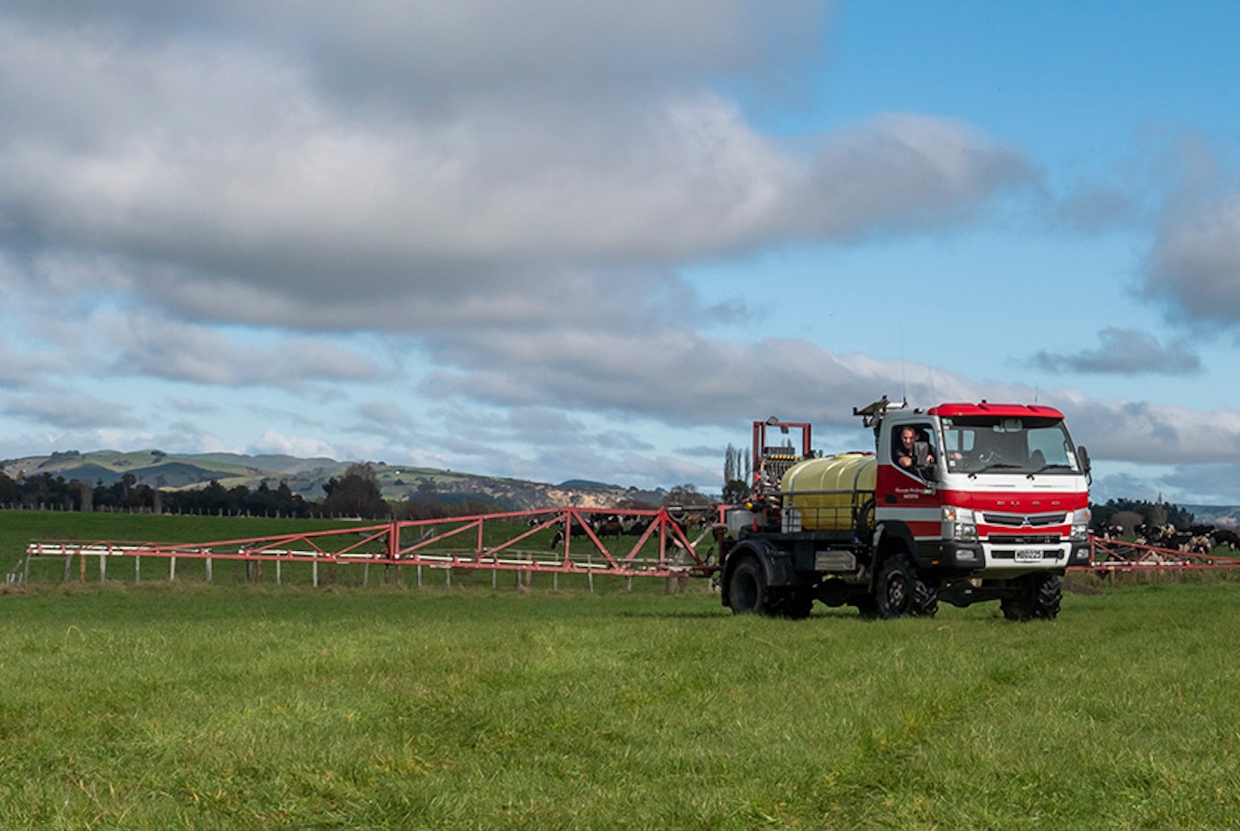 Wairarapa Weedsprayers' FUSO weedsprayer fleet Keith Andrews.