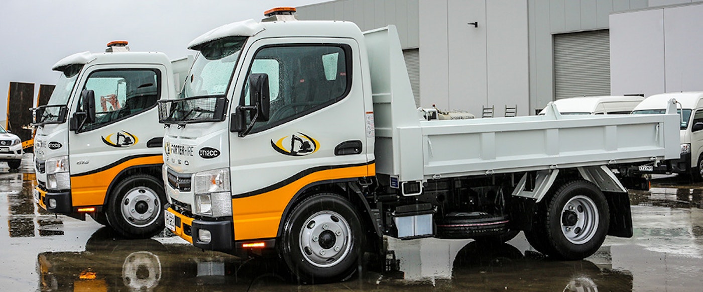 Porter Group's FUSO Canter 4x2 Tipper from Keith Andrews.