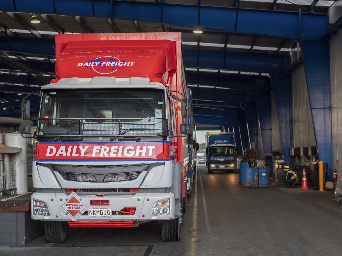 Daily Freight's FUSO Enduro 6x2 Curtainsider from Keith Andrews.
