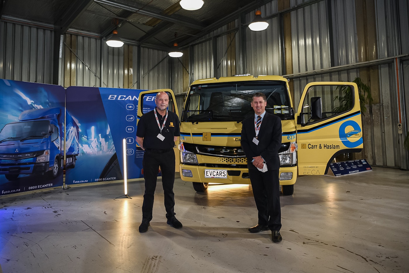 Carr & Haslam's FUSO eCanter from Keith Andrews.