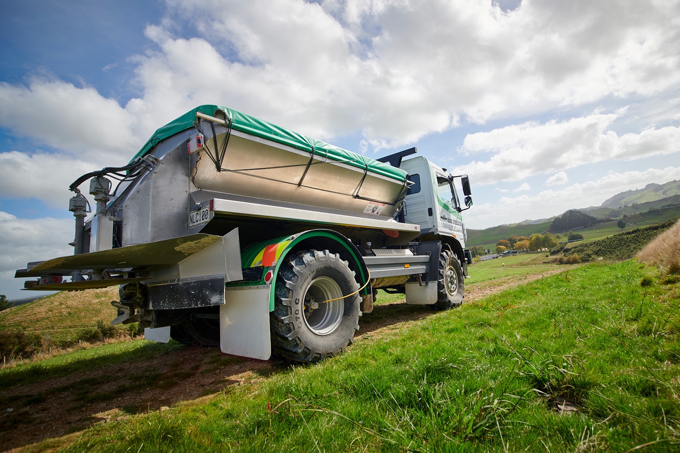 Bowe Spreading's Mercedez-Benz Atego 4x4 Spreader from Keith Andrews.