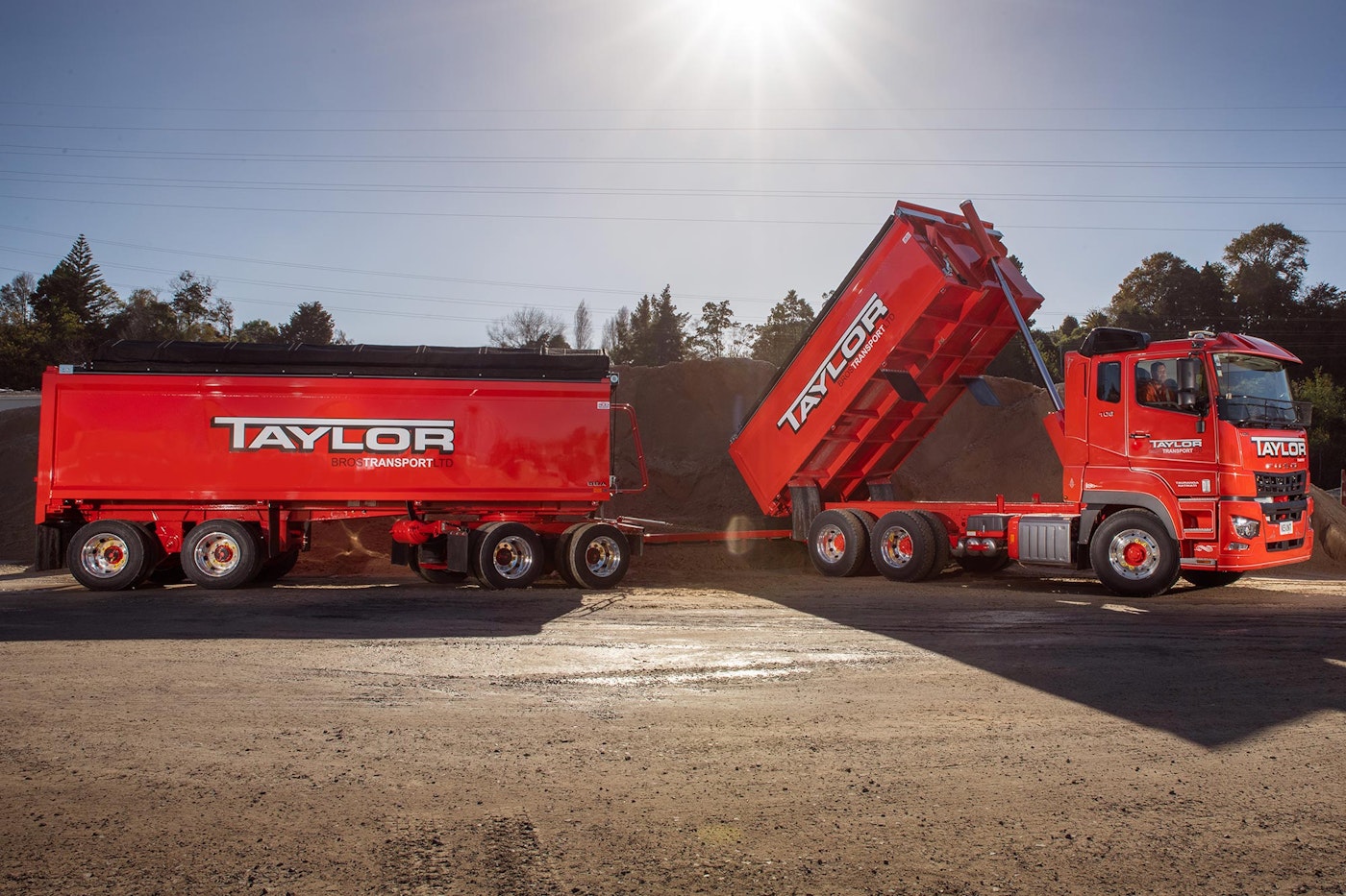Taylor Bros FUSO Shogun 510 6x4 Tipper from Keith Andrews.