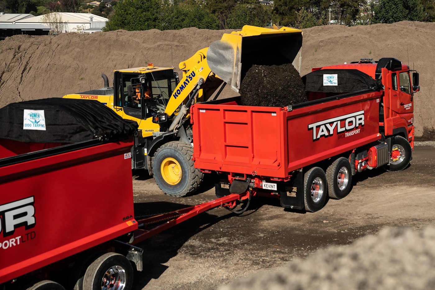 Taylor Bros FUSO Shogun 510 6x4 Tipper from Keith Andrews and Digger.