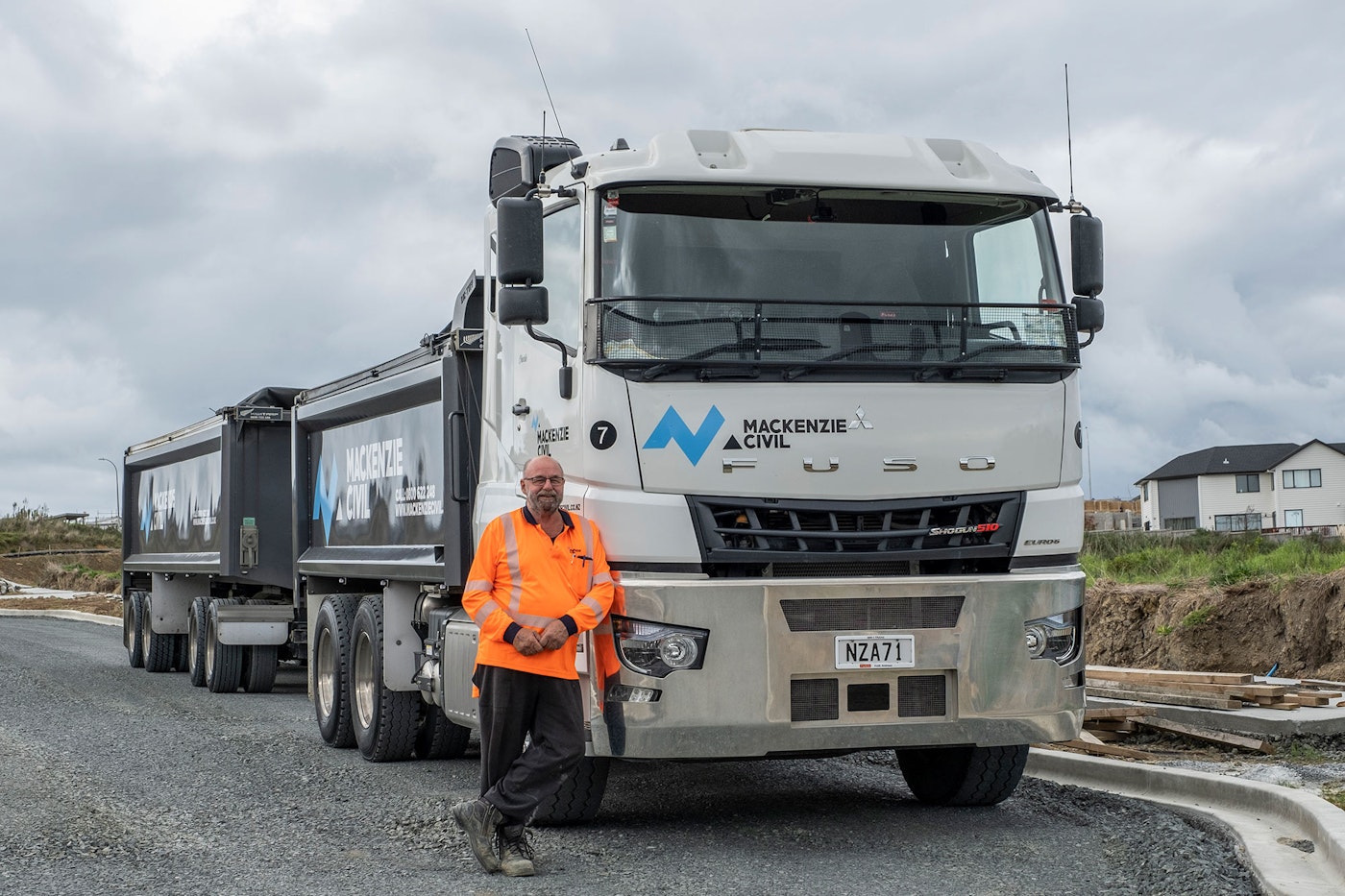 Mackenzie Civil FUSO Shogun 510 6x4 Tipper from Keith Andrews.