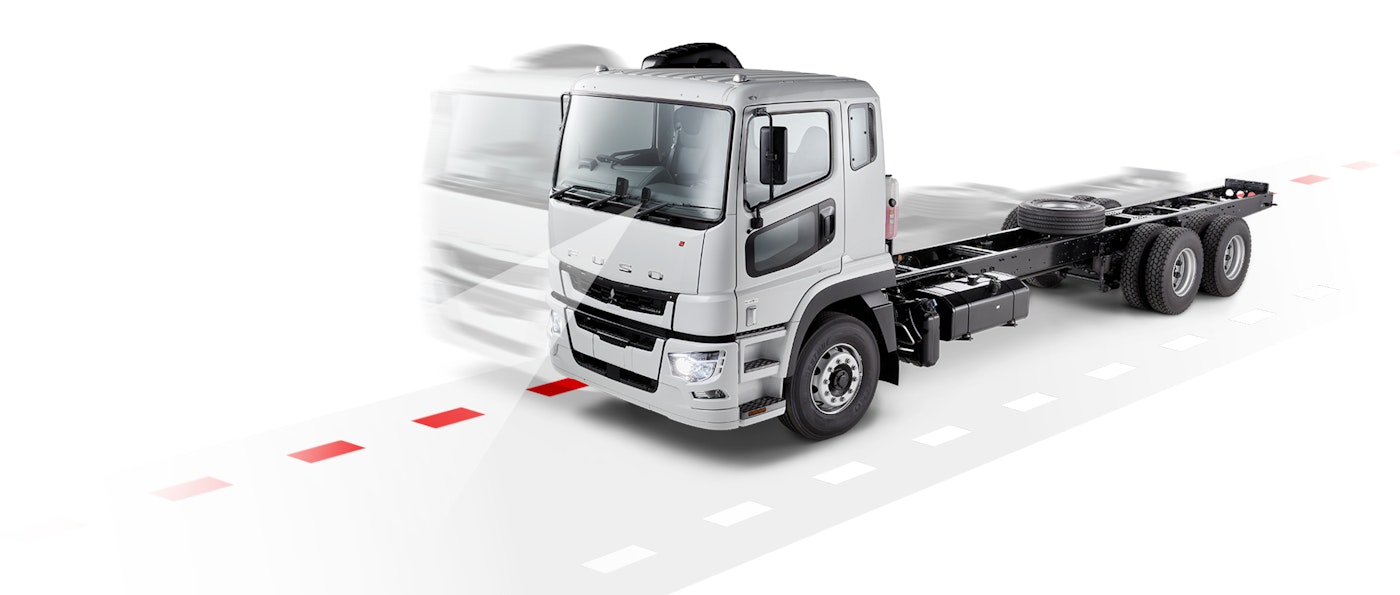 FUSO Lane Keeping Assist.