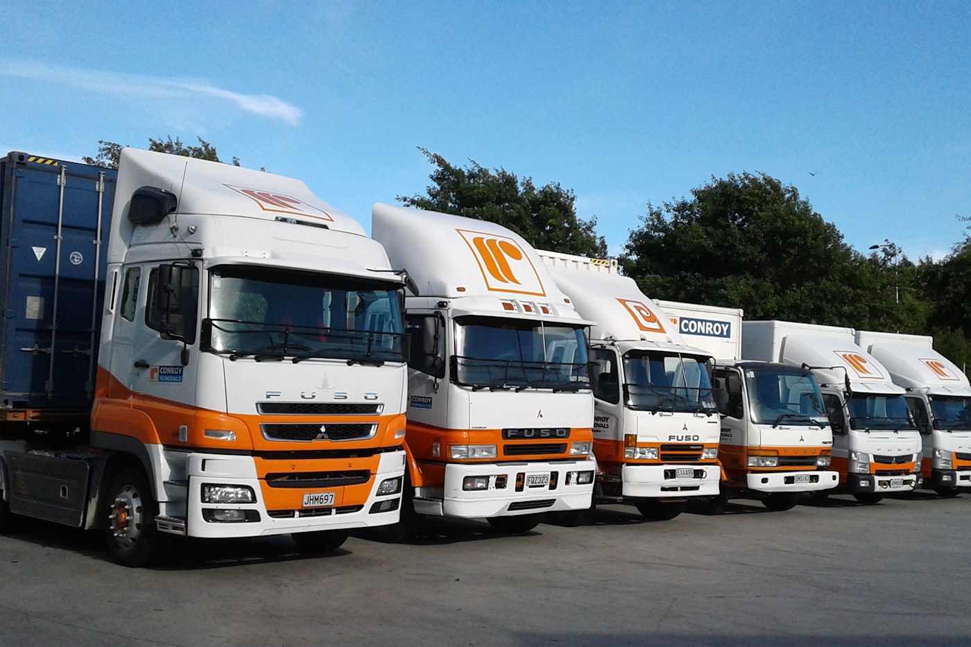 Conroy Removals FUSO truck fleet from Keith Andrews.