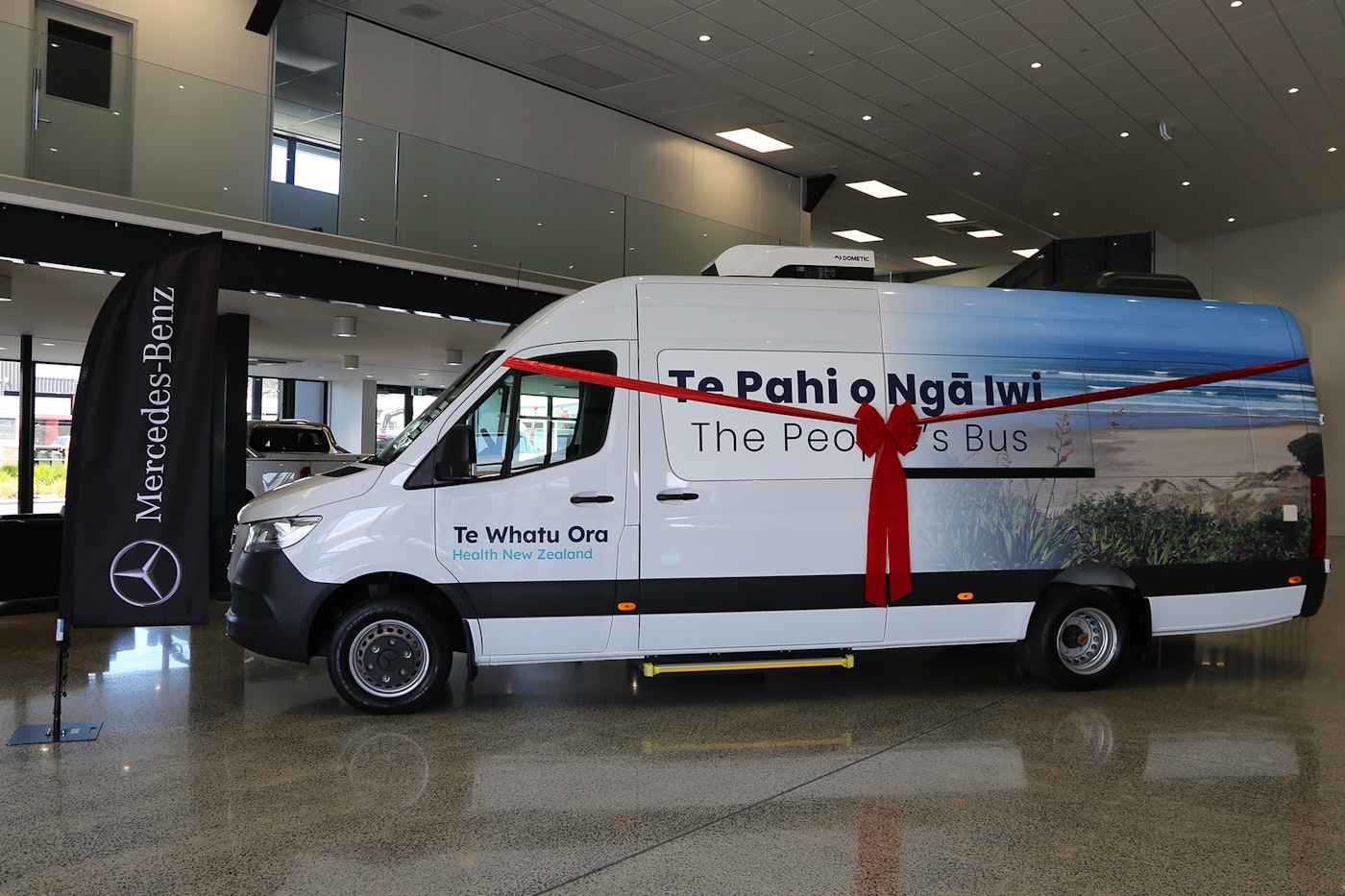 Mercedes-Benz Sprinter supplied to Te Whatu Ora by Keith Andrews.
