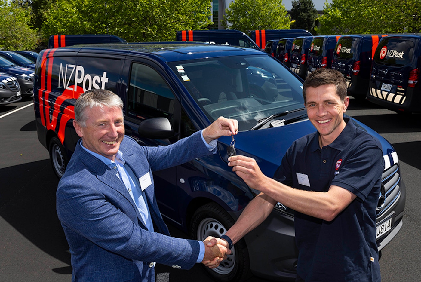 Keith Andrews supplies NZ Post with Mercedez-Benz  eVito.