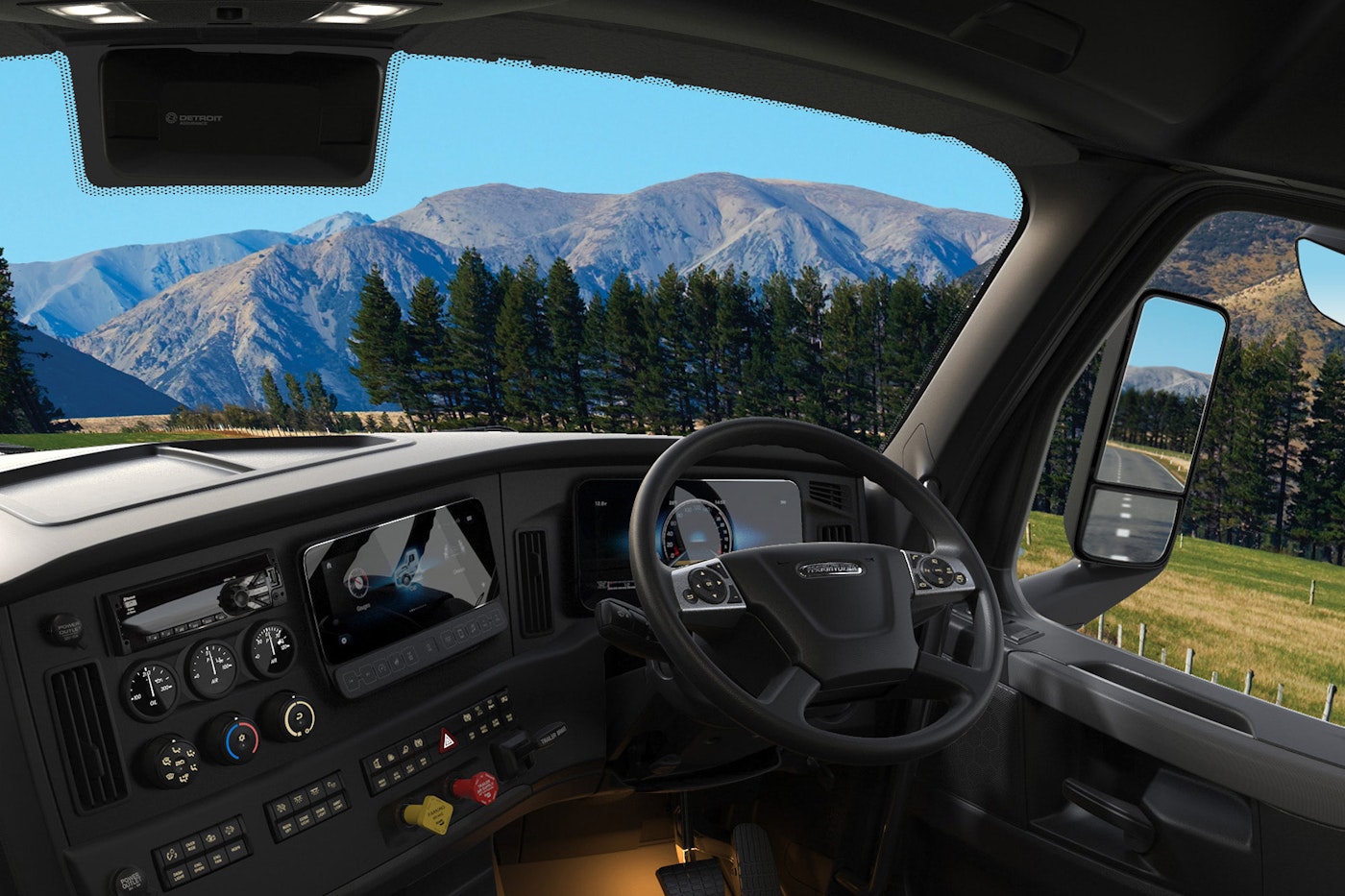 Freightliner Cascadia's Detroit Connect suite from Keith Andrews.