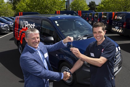 NZ Post's Mercedes-Benz eVito panel vans from Keith Andrews.