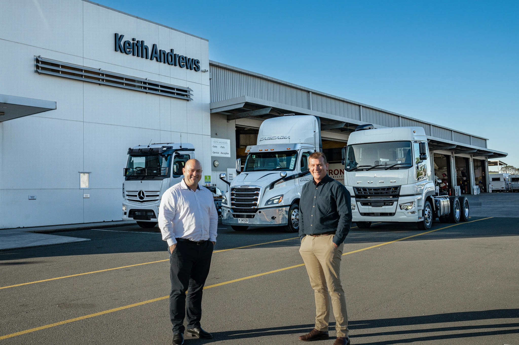 Aaron Smith and Brad Phillips of Keith Andrews.