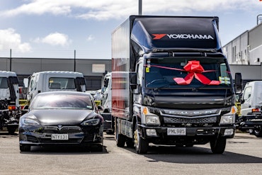 Radial Imports' NZ FUSO eCanter from Keith Andrews.
