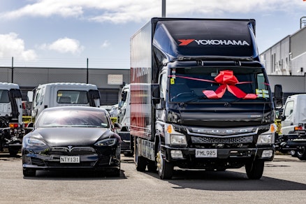 Radial Imports' NZ FUSO eCanter from Keith Andrews.